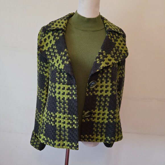 Vex Collection Houndstooth Wool Blend Blazer & Carlie's Court Sweater Set - Picture 7 of 16